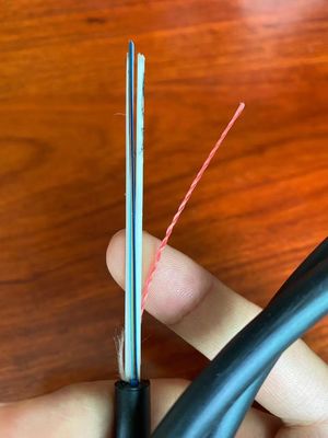 Cable de fribra óptica autosuficiente del solo Losse tubo de ASU80