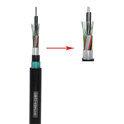 La comunicación acorazada del doble GYTA53 enterró el cable de fribra óptica subterráneo
