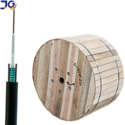Cable de fribra óptica al aire libre de la base de GYXTW 12 con agua que bloquea capa