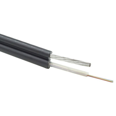 La base 48 trenzó el cuadro 8 chaqueta de alambre de acero del cable PE de la fibra