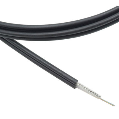 La base 48 trenzó el cuadro 8 chaqueta de alambre de acero del cable PE de la fibra