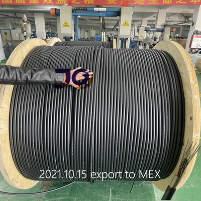 GYTS 144 quita el corazón al cable de fribra óptica de Microduct acorazado