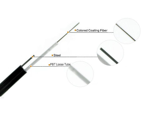 El cuadro 8 cable de la antena de la ayuda del uno mismo trenzó el alambre de acero GYFTC8Y