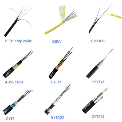 El cuadro 8 cable de la antena de la ayuda del uno mismo trenzó el alambre de acero GYFTC8Y