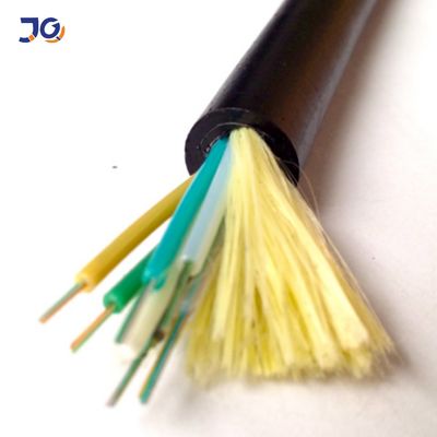 El PE autosuficiente del cable de fribra óptica de la base G652d del solo modo 72 vestido
