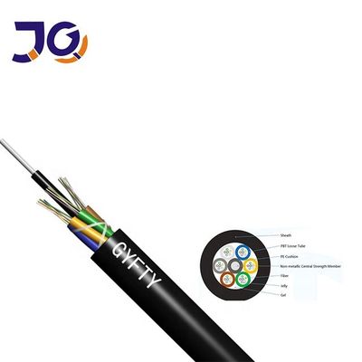 Venta caliente de 48 núcleos SM GYFTY Cables ópticos de fibra no blindados para conductos y subterráneos