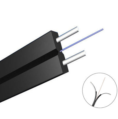 Red de acero de Wire Cable For FTTX del mensajero del descenso de FRP G657 Ftth