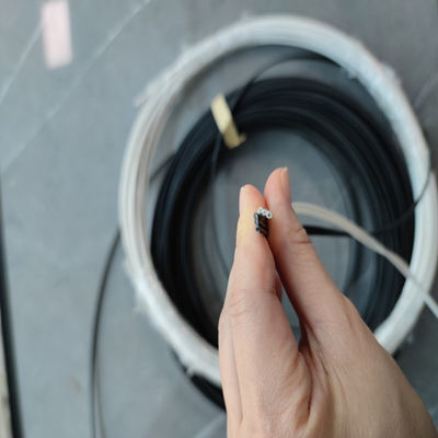 Cable de descenso de la fibra óptica de la base FTTH del solo modo 8