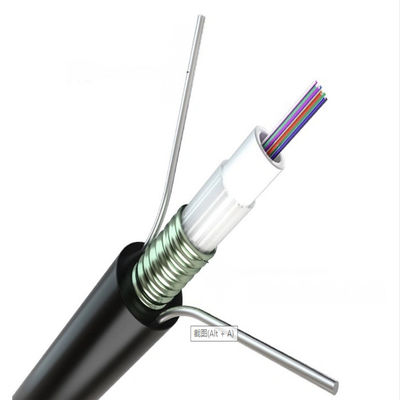 El acero del tubo de Uniloose graba la chaqueta acorazada del cable PE de Gyxtw