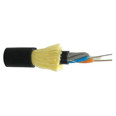 De GYXTW cable de fribra óptica óptico del solo modo de la base de la base 24 de la base 12 del cable de la fibra del tubo Uni 4