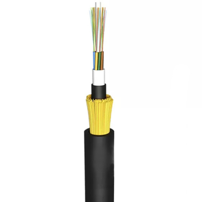 Cable de fribra óptica 12 de G652D ADSS 24 32 48 72 96 cable de la comunicación de 144 bases