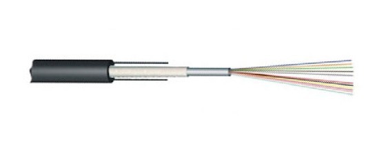 Cable óptico del solo modo de GYXTW de la fibra de arriba aérea de Ftth al aire libre