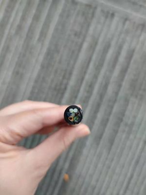48 color negro del cable de fribra óptica del conducto GYFTY del solo modo de la base