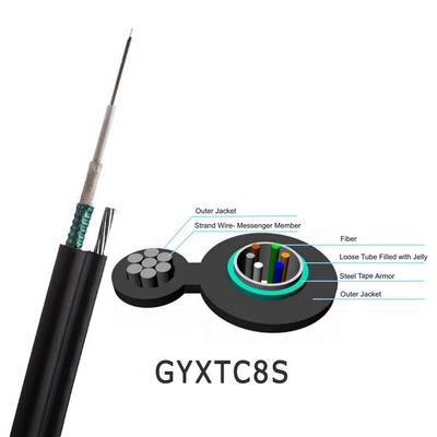 Cuadro eléctrico 8 cable de fribra óptica de base de GYTC8S 96