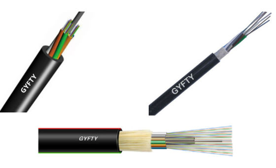 No plástico del módulo del cable de fribra óptica de Gyfty de la base del metal 48 alto