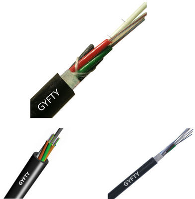 Cable de fribra óptica del conducto del solo modo de Gyfty de la tubería