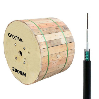 2 4 6 8 24 32 48 84 96 144 288 cables de fibra óptica acorazados de la fibra del cable GYXTW de los corazones