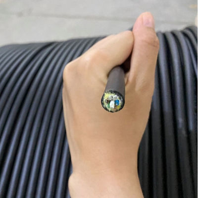 Solo palmo no metálico G652D de la base el 100/200m del cable de fribra óptica 6/12/24/48/96 de la chaqueta ADSS