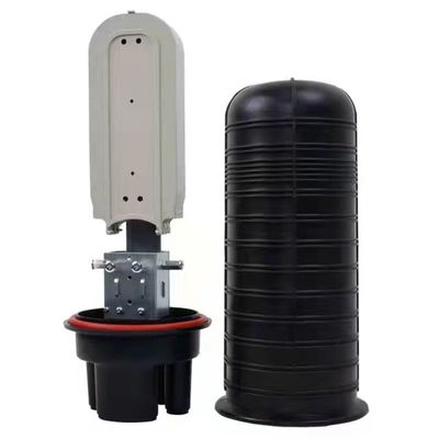 Cúpula impermeable IP68 Fibra óptica cierre de empalme Precio de plástico 1 en 4 fuera