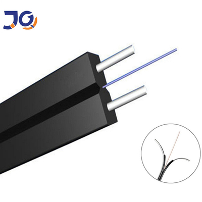 El cable de descenso casero de la fibra óptica de Internet FTTH GJXCH modificó color para requisitos particulares