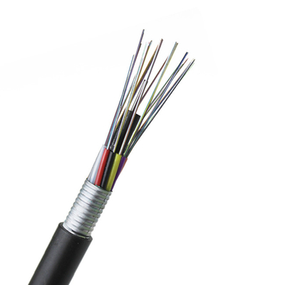 Conducto al aire libre del cable de fribra óptica GYTA de la envoltura impermeable del polietileno