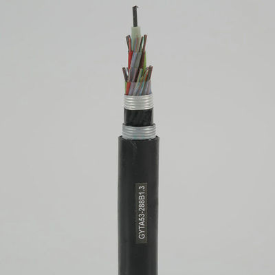 Cinta de acero enterrada Direct 12 acorazados precio del cable de fribra óptica de 96 bases por el metro GYTA53