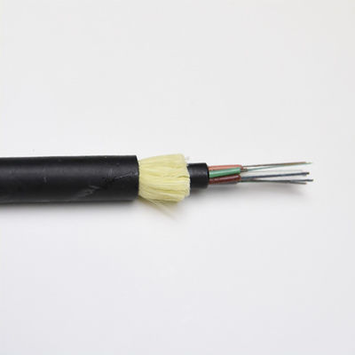 El cable de fibra óptica aéreo ADSS 24 de FRP quita el corazón al dieléctrico del hilado de G652D Aramid autosuficiente