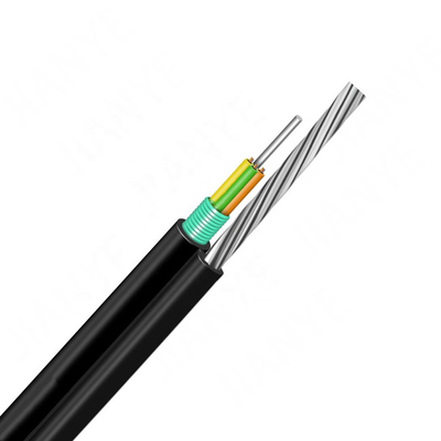 Cable de fribra óptica al aire libre 4 de la chaqueta del negro PE de YOFC 6 8 12 corazones GYXTW