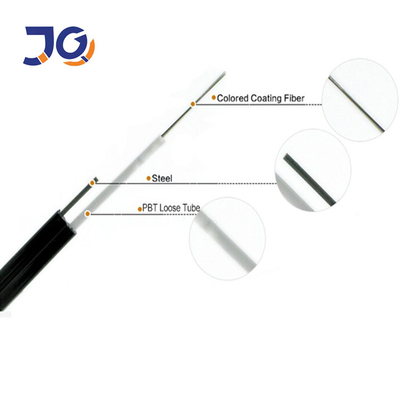 Tubo flojo central aéreo no acorazado de los cables ópticos de la fibra de Fig8 GYXTC8Y