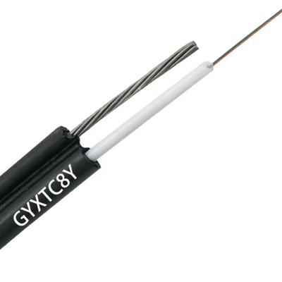 Cable de fribra óptica aéreo autosuficiente al aire libre FTTH Gyxtc8s 4 del higo 8 base 6 8 12