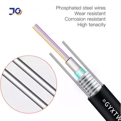 1310nm cable de fribra óptica al aire libre 4 6 8 12 corazones GYXTW