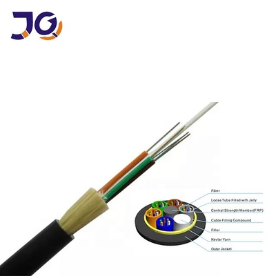 Cable óptico de arriba 24 de Monomodo ADSS Fibra 48 96 Hilos